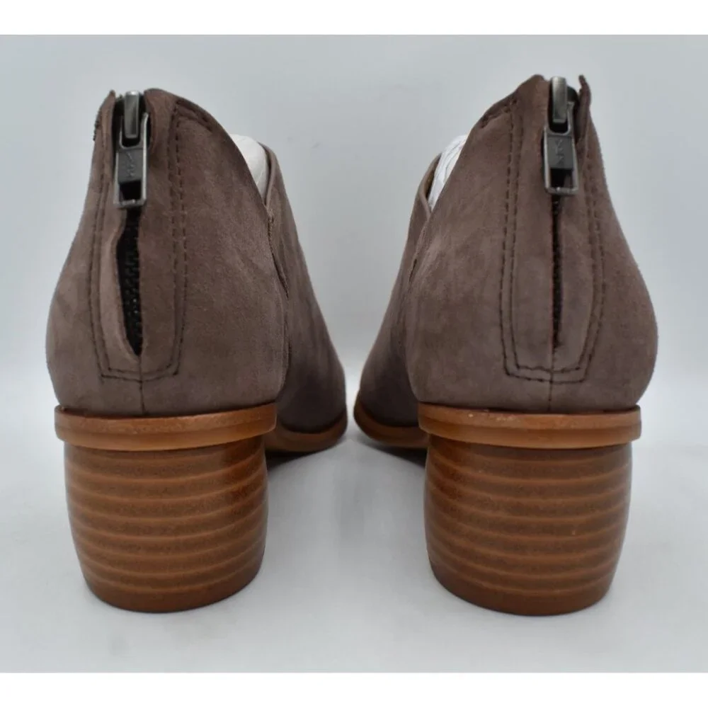 Sofft Womens 9 Carleigh‎ Lavender Grey Leather Heeled Open Toe Sandals Shoes